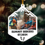 Hiking Achievements - Personalized Acrylic Photo Ornament