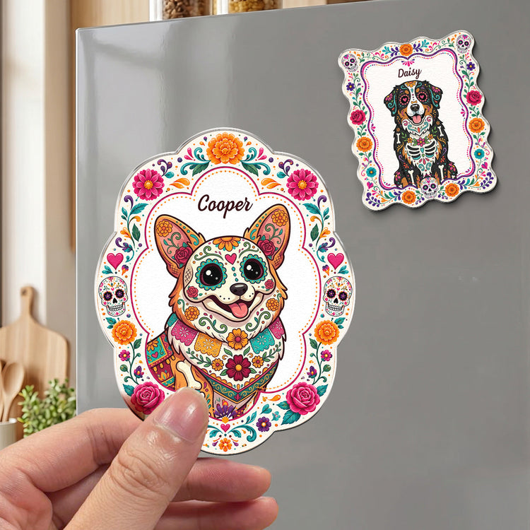 Hispanic_Floral_Pet_Gifts_For_Pet_Owners_Personalized_Magnet_3