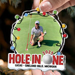 Hole In One - Personalized Acrylic Photo Ornament