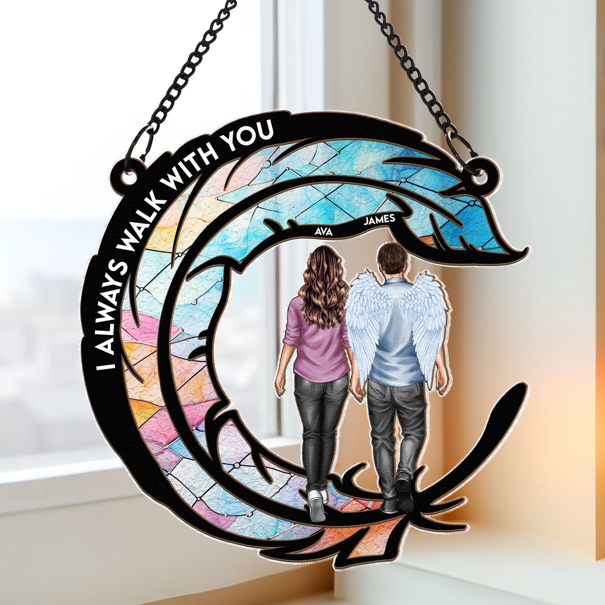 I-Always-Walk-With-You-Personalized-Window-Hanging-Suncatcher-Ornament_2