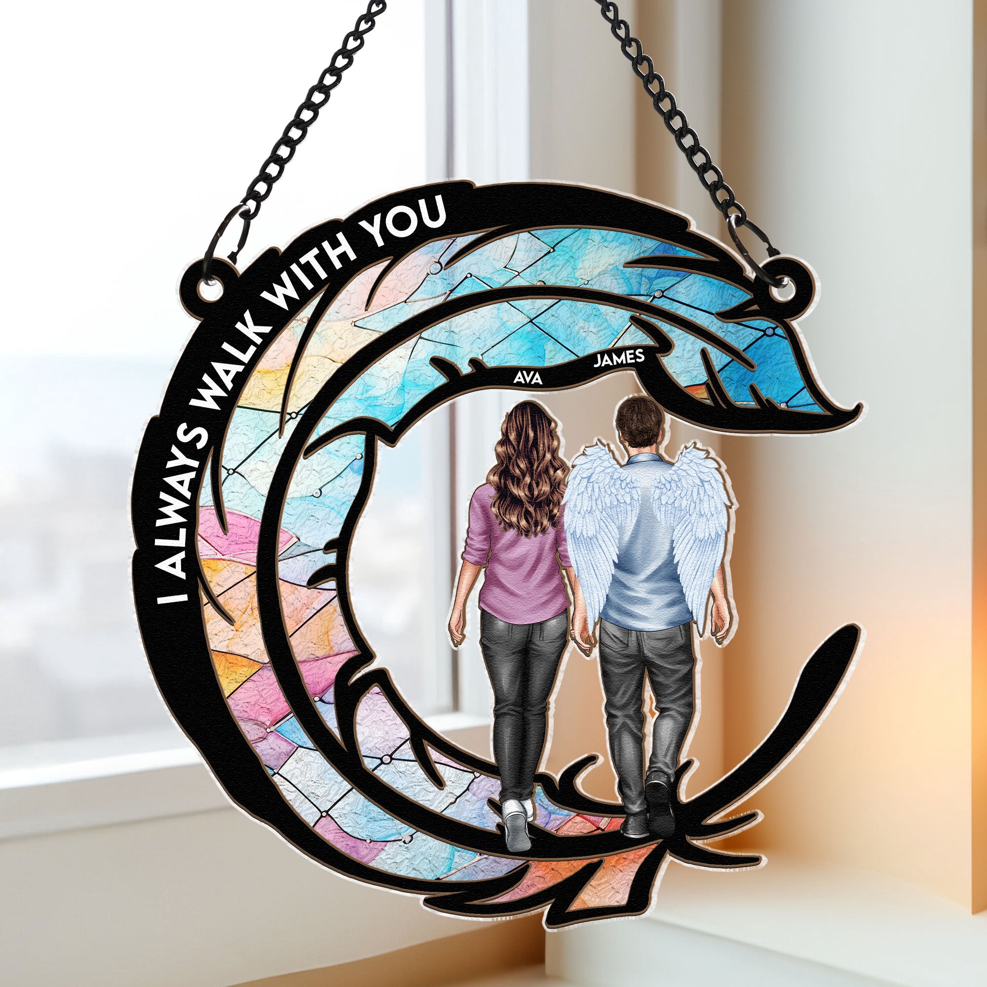 I-Always-Walk-With-You-Personalized-Window-Hanging-Suncatcher-Ornament_2