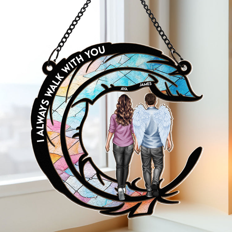 I-Always-Walk-With-You-Personalized-Window-Hanging-Suncatcher-Ornament_2