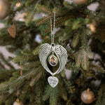 I Am Always With You - Custom Angel Wings Photo Ornament