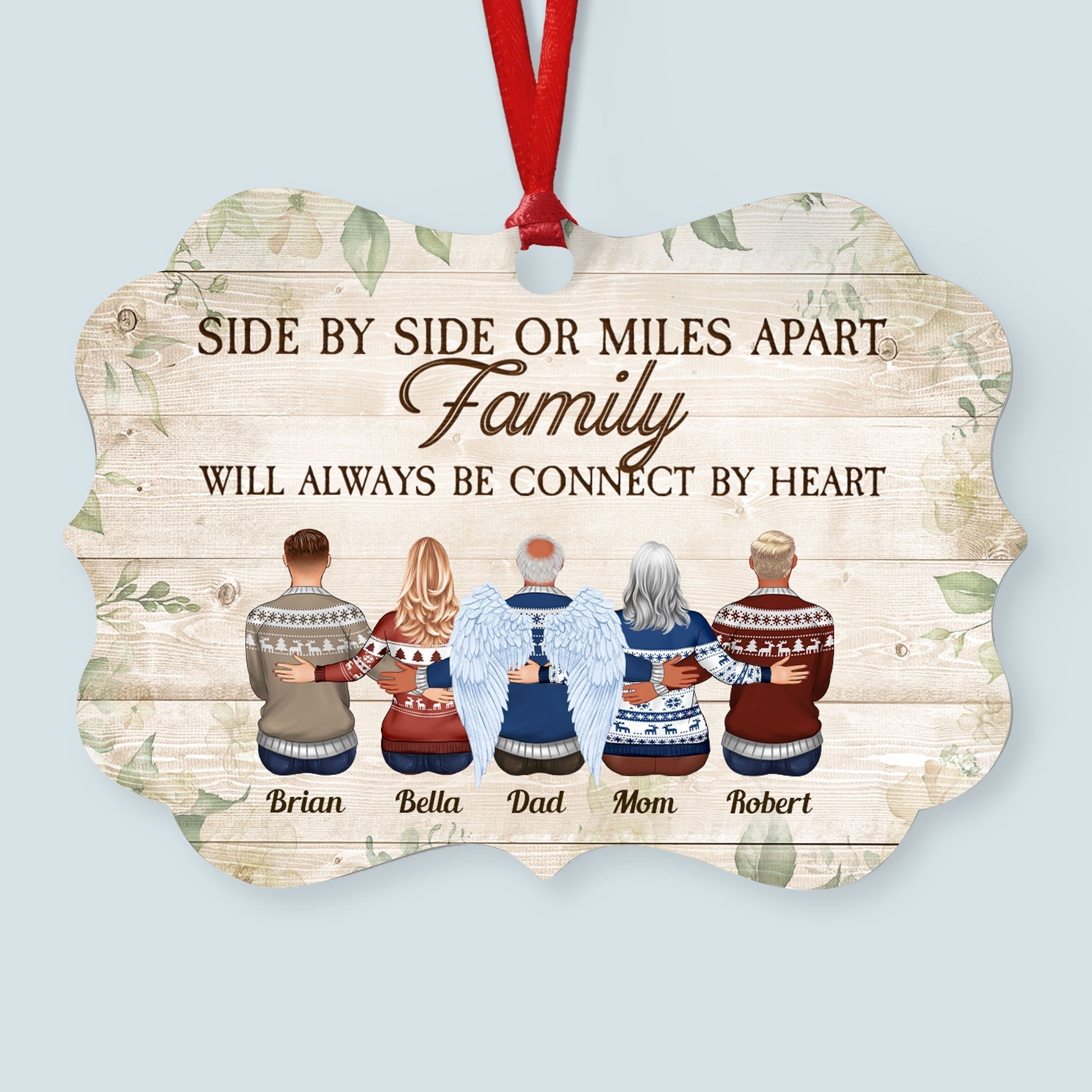 Those We Love Don't Go Away - Personalized Memorial Ornament