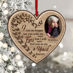 I Will Hold You In My Heart - Personalized Custom Shaped Wooden Photo Ornament