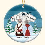 I Miss You I Know - Personalized Ceramic Ornament - Family Memorial Gift