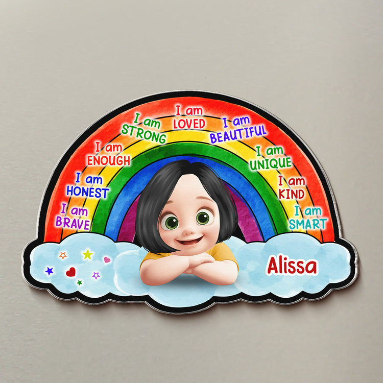 I_Am_Affirmation_Rainbow_Personalized_Magnet_2