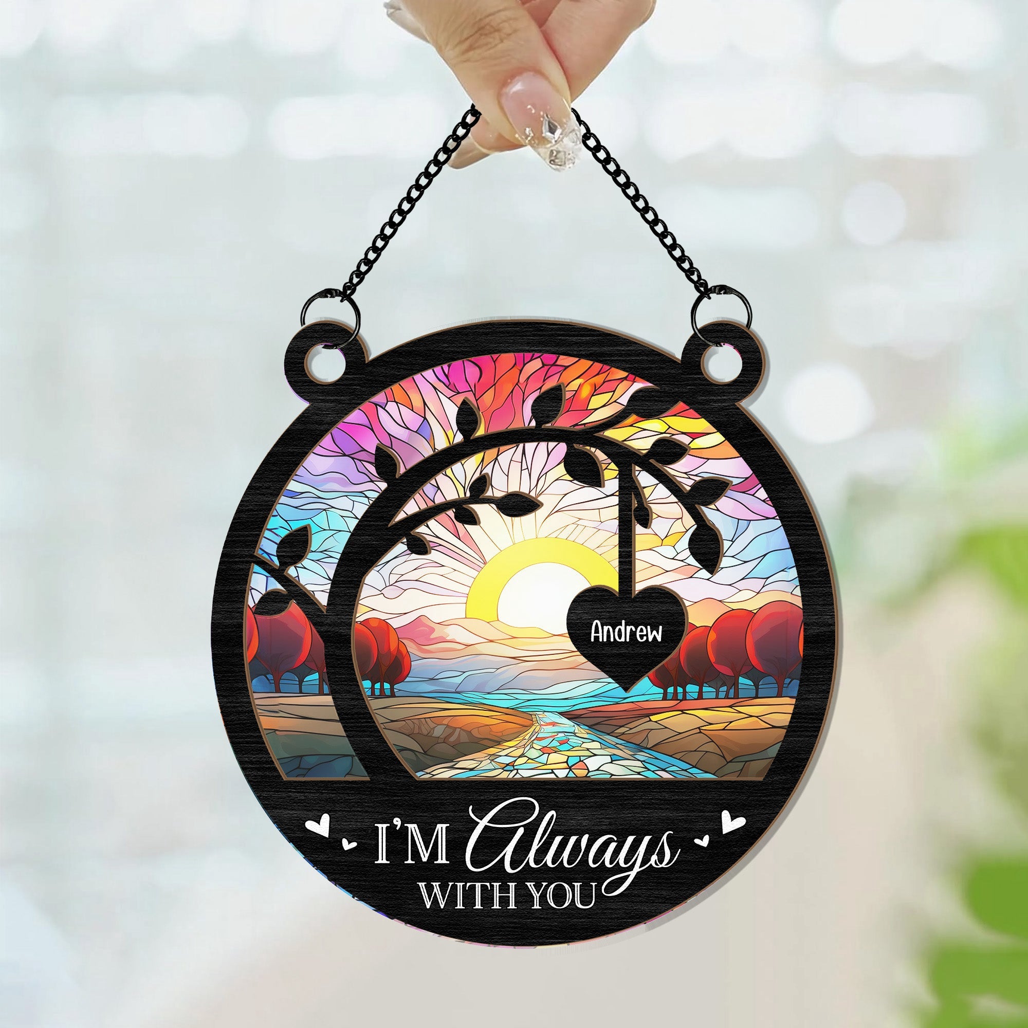 I_m-Always-With-You-Memorial-Tree-Personalized-Window-Hanging-Suncatcher-Ornament3