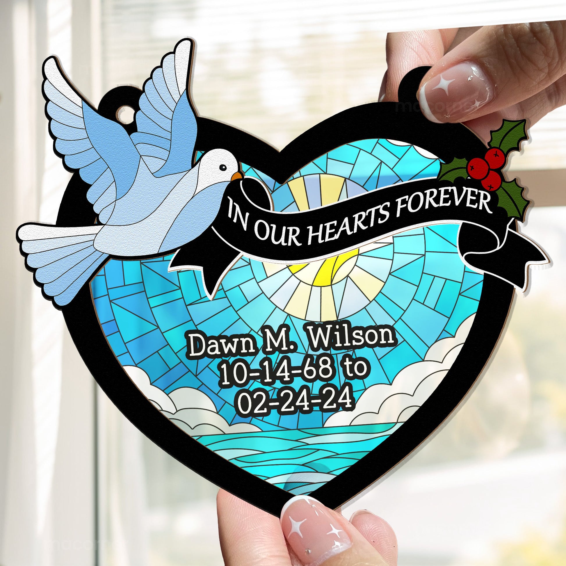 In-Our-Hearts-Forever-Personalized-Window-Hanging-Suncatcher-Ornament_4