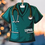 Job Uniform - Personalized Custom Shaped Wooden Ornament