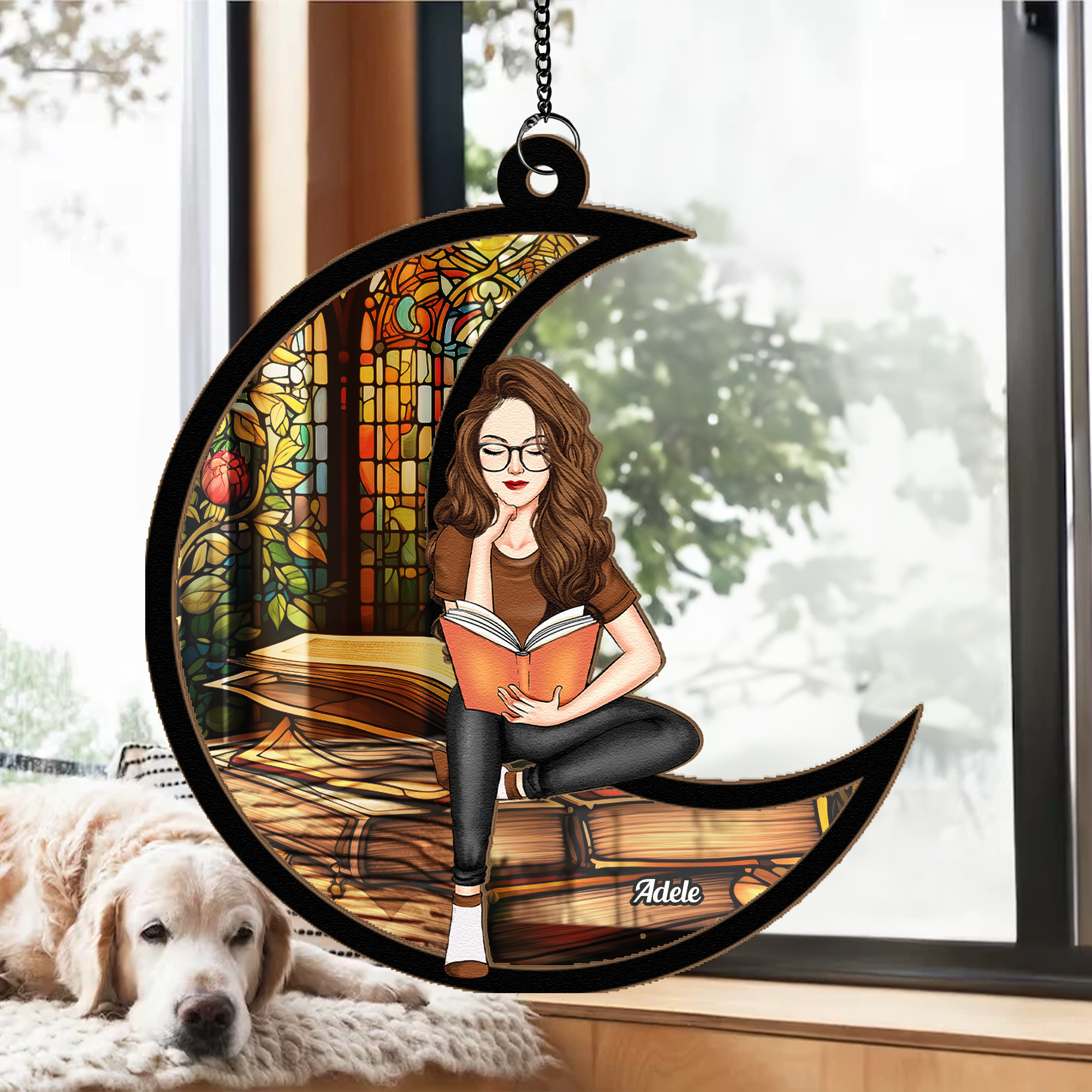 Just-A-Girl-Who-Loves-Books-Personalized-Window-Hanging-Suncatcher-Ornament_3