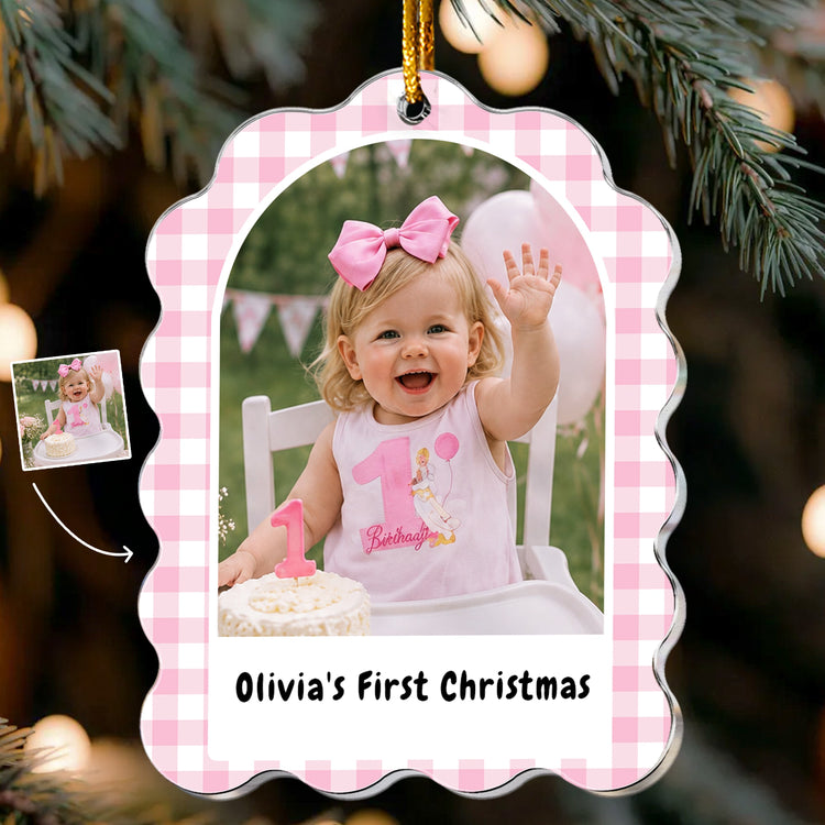Kid_Milestone_Custom_Photo_With_Pattern_Border_Personalized_Ornament_2