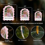 Kid_Milestone_Custom_Photo_With_Pattern_Border_Personalized_Ornament_4