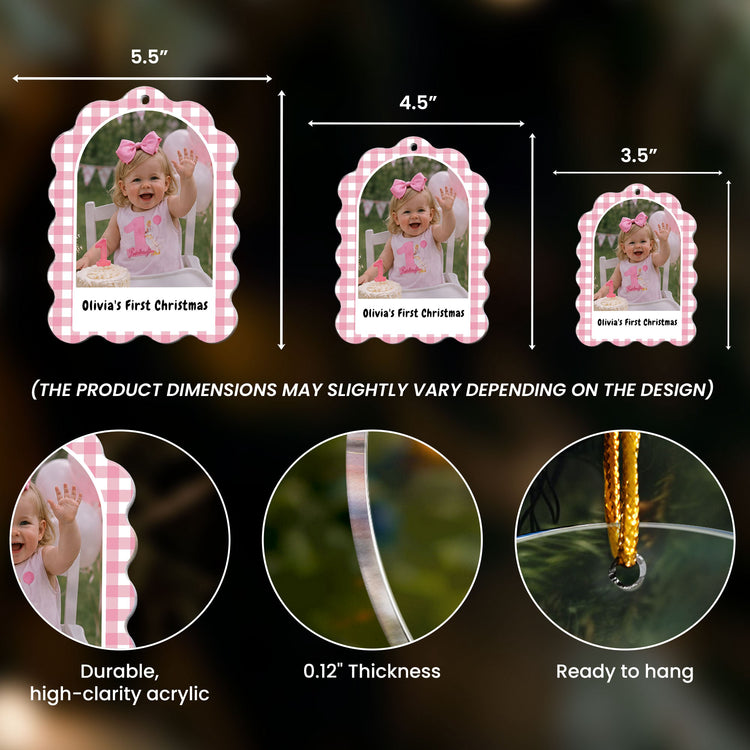 Kid_Milestone_Custom_Photo_With_Pattern_Border_Personalized_Ornament_4