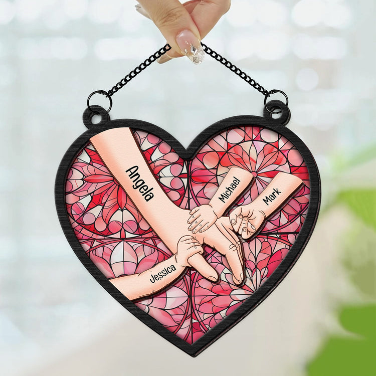 Kids-Holding-Mom-Hand-Personalized-Window-Hanging-Suncatcher-Ornament-Gift-For-Mother_s-Day4