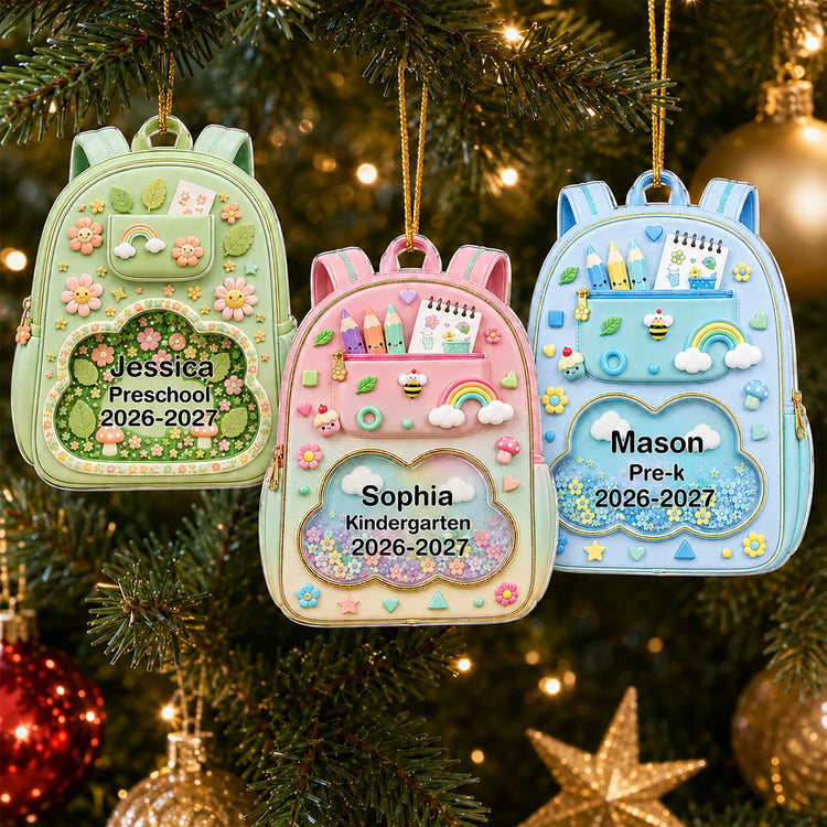 Kids_School_Backpack_Personalized_Ornament_1