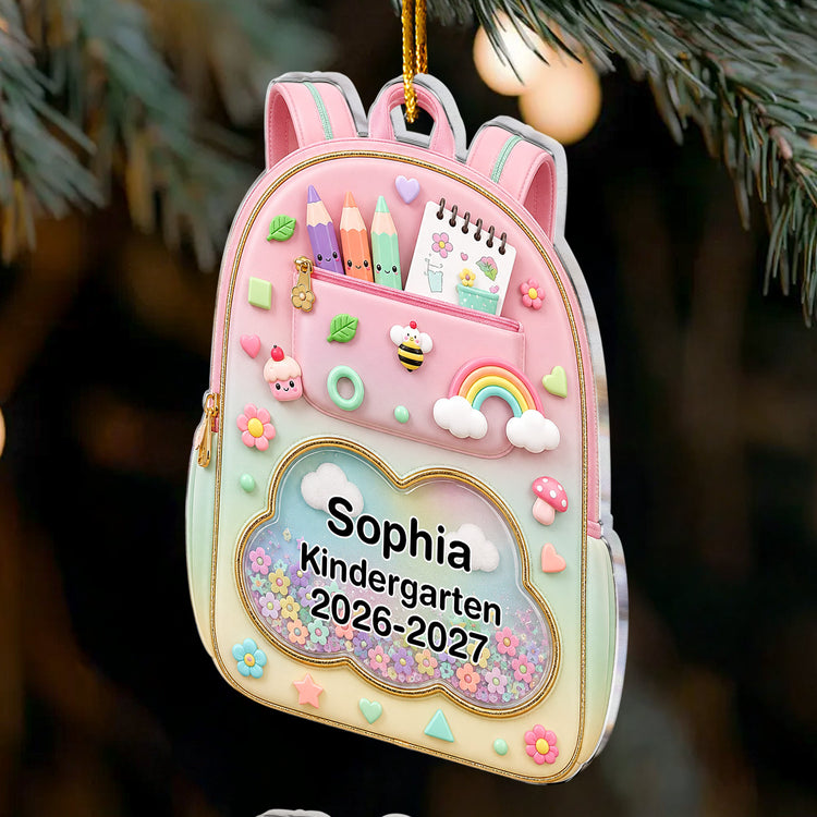Kids_School_Backpack_Personalized_Ornament_3