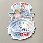 Life_Is_Better_When_We_re_Cruising_Together_Custom_Photo_Watecolor_Personalized_Magnet_2