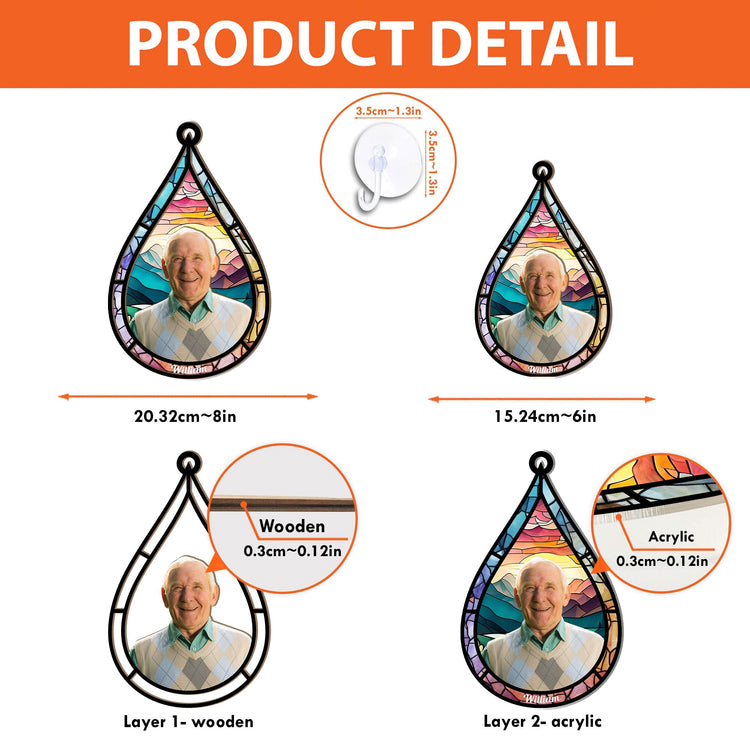 Memorial-Family-Gift-Teardrop-Personalized-Photo-Window-Hanging-Suncatcher-Ornament_4