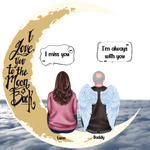 Miss You More Than Anything - Personalized Circle Acrylic Ornament