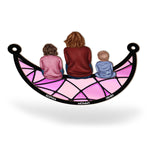 Mom-And-Her-Kids-On-The-Moon-Personalized-Window-Hanging-Suncatcher-Ornament_4