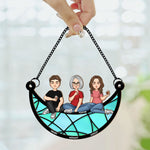 Mom-_-Children-Sitting-On-The-Moon-Personalized-Window-Hanging-Suncatcher-Ornament_2