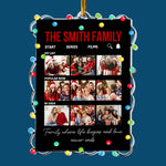 Movie Theme Family Where Life Begins - Personalized Acrylic Photo Ornament