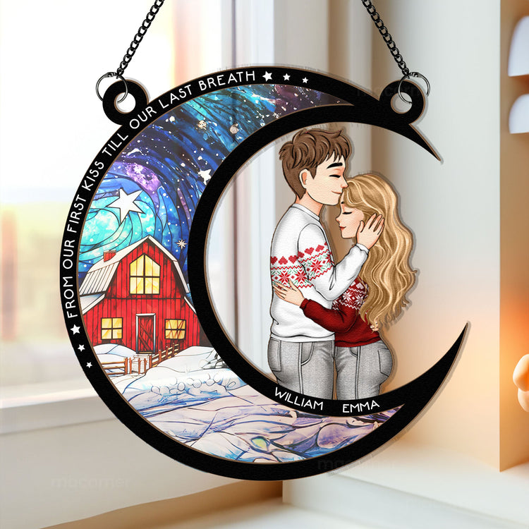 New-From-Our-First-Kiss-Christmas-Personalized-Window-Hanging-Suncatcher-Ornament_5