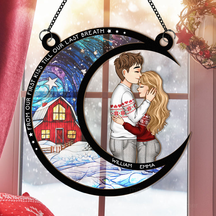 New-From-Our-First-Kiss-Christmas-Personalized-Window-Hanging-Suncatcher-Ornament_6