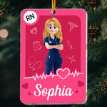 Nurse Toy Box Custom Title - RN CNA LPN LVN Gift - Personalized Acrylic Ornament