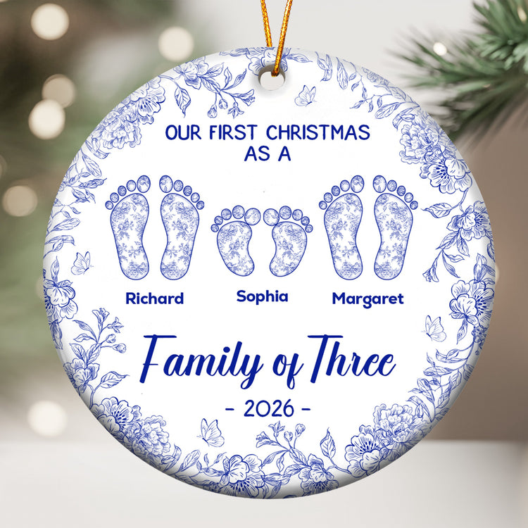 Our_First_Christmas_As_A_Family_Of_Three_Four_Personalized_Ceramic_Ornament_1_2