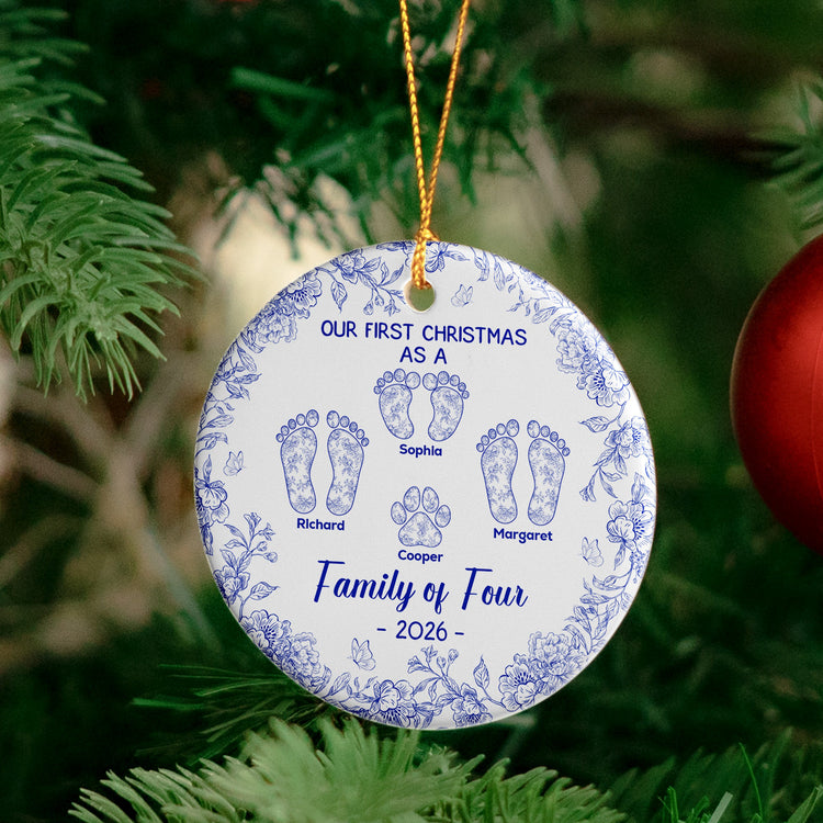 Our_First_Christmas_As_A_Family_Of_Three_Four_Personalized_Ceramic_Ornament_4