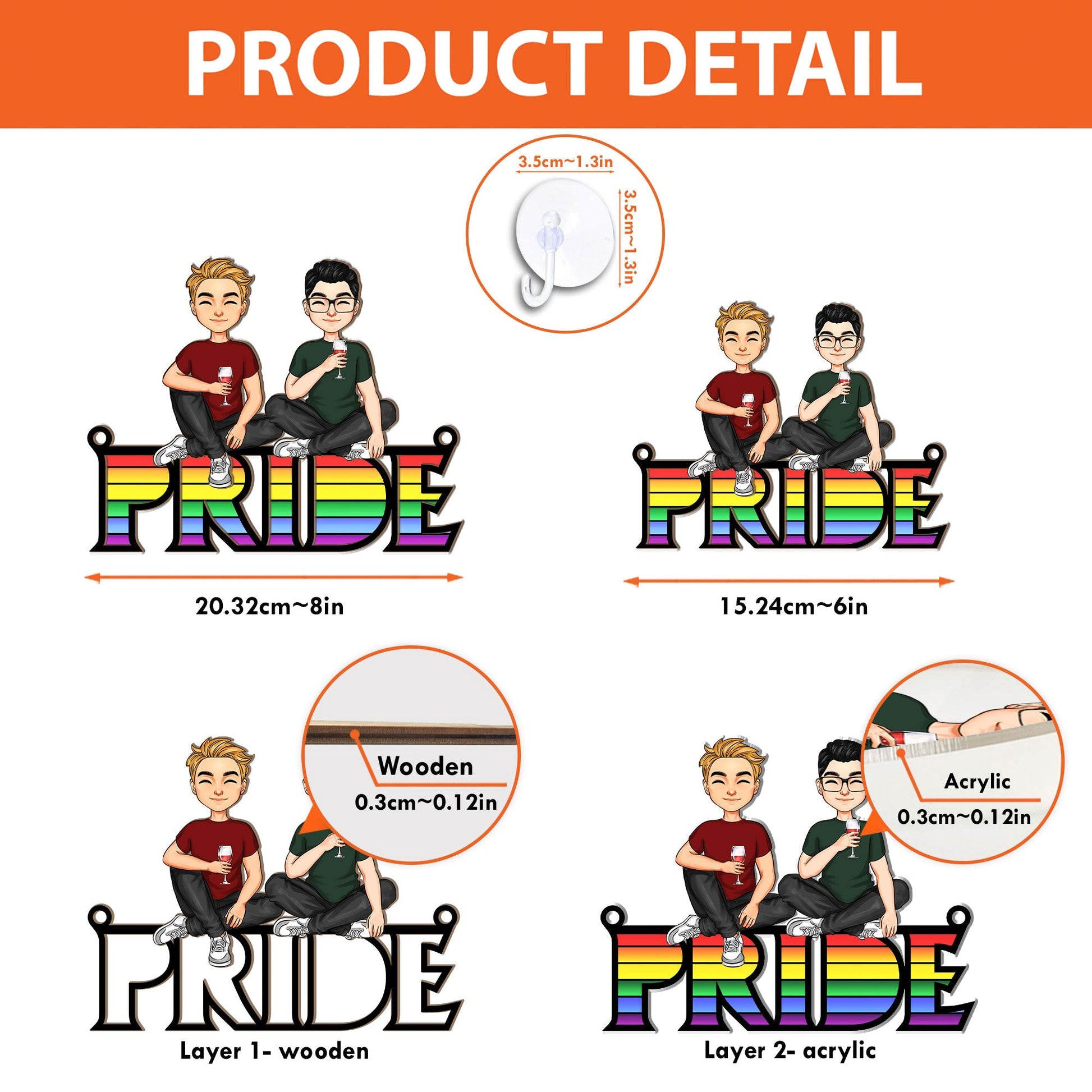 PRIDE-Love-Is-Love-Personalized-Window-Hanging-Suncatcher-Ornament_4