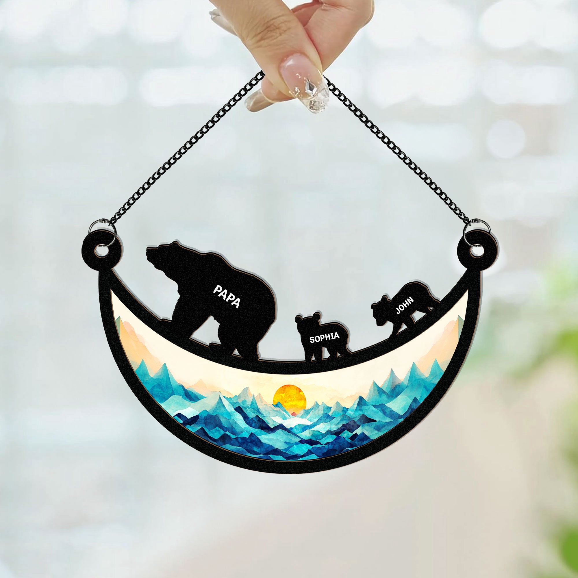 Papa-Bear-Personalized-Window-Hanging-Suncatcher-Ornament_2