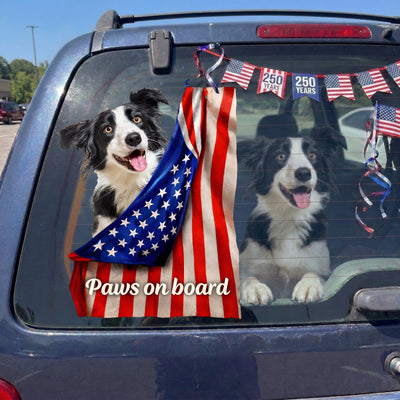 Paws On Board - Personalized Decal