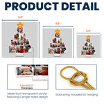 Photo Family Tree Christmas - Personalized Family Photo Ornament