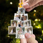 Photo Wedding Christmas Tree - Personalized Acrylic Photo Ornament