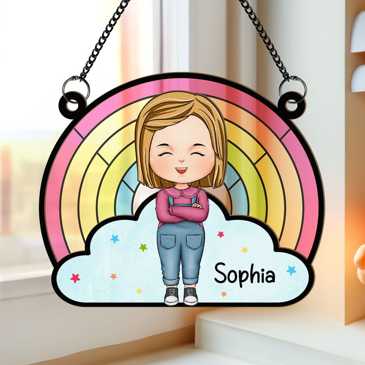 Rainbow-Kid-Personalized-Suncatcher-Ornament_1