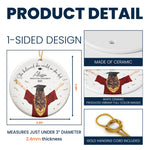 She Believed She Could So She Did Graduation Gift - Personalized Ceramic Ornament