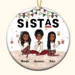 Sistas Forever - Personalized Friends Ornament