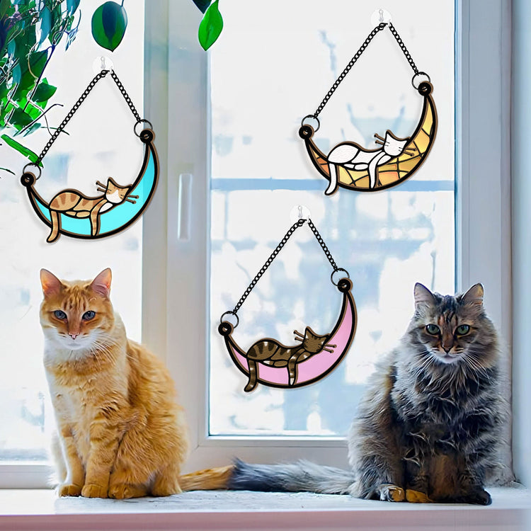 Sleeping-Cat-On-Moon-Personalized-Window-Hanging-Suncatcher-Ornament_6