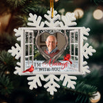 Snow Flake I'm Always With You - Personalized Acrylic Photo Ornament