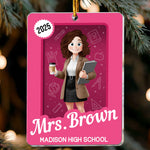 Teacher Toy Box - Teacher Custom Gift - Personalized Acrylic Ornament