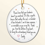 Thank You Gifts For Boss, Coworkers, Friends - Extraordinary Friend - Personalized Ceramic Ornament