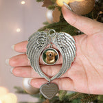 The Moment Your Heart Stopped, Mine Changed Forever - Custom Angel Wings Photo Ornament