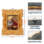 Upload Photo For Family, Siblings, Friends, Pet Lovers - Personalized Vintage Picture Frame Ornament