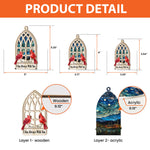 We Are Always With You Memorial Window - Personalized Suncatcher Ornament