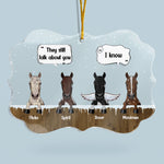 We Still Think About You - Personalized Acrylic Ornament - Christmas, Memorial, Loving Gift For Horse Owners, We Still Think About You - Personalized Acrylic Ornament - Christmas, Memorial, Loving Gift For Horse Owners, Horse Lovers