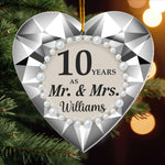 Wedding Anniversary - Personalized Acrylic Ornament