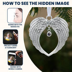 Wings-Shaped Keepsake - Personalized Photo Projection Ornament